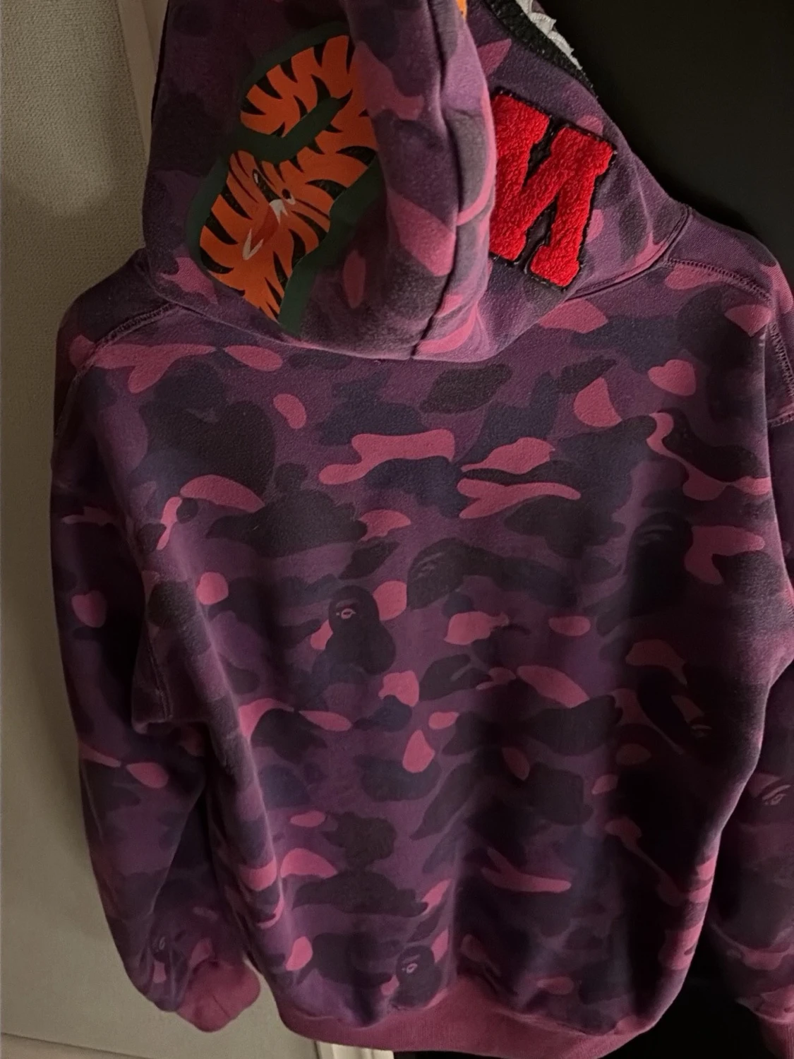 Lila BAPE hoodie  - 1