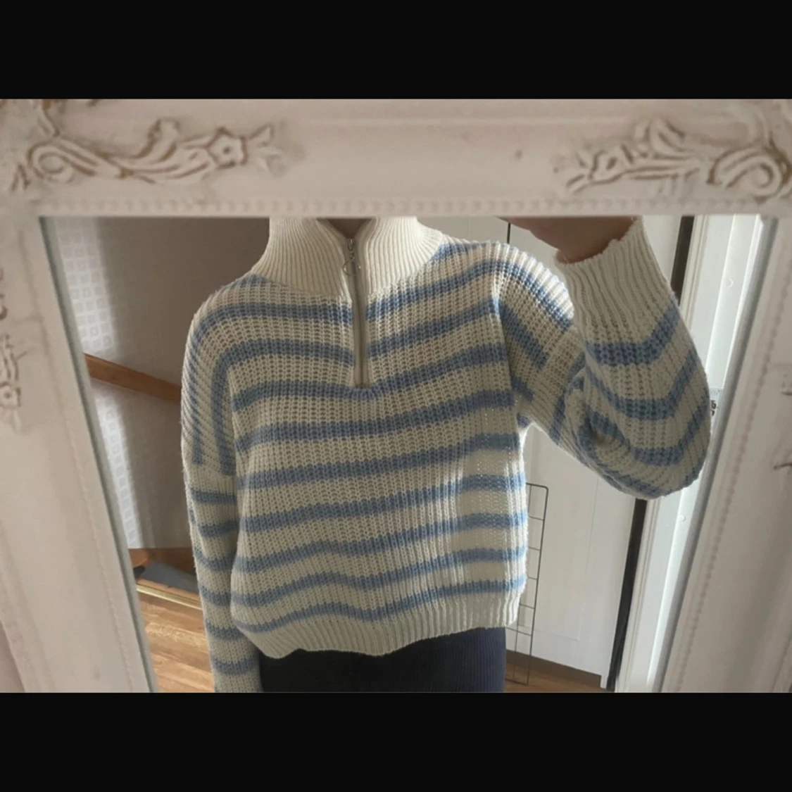 Randig stickad tröja Design by Si - 4