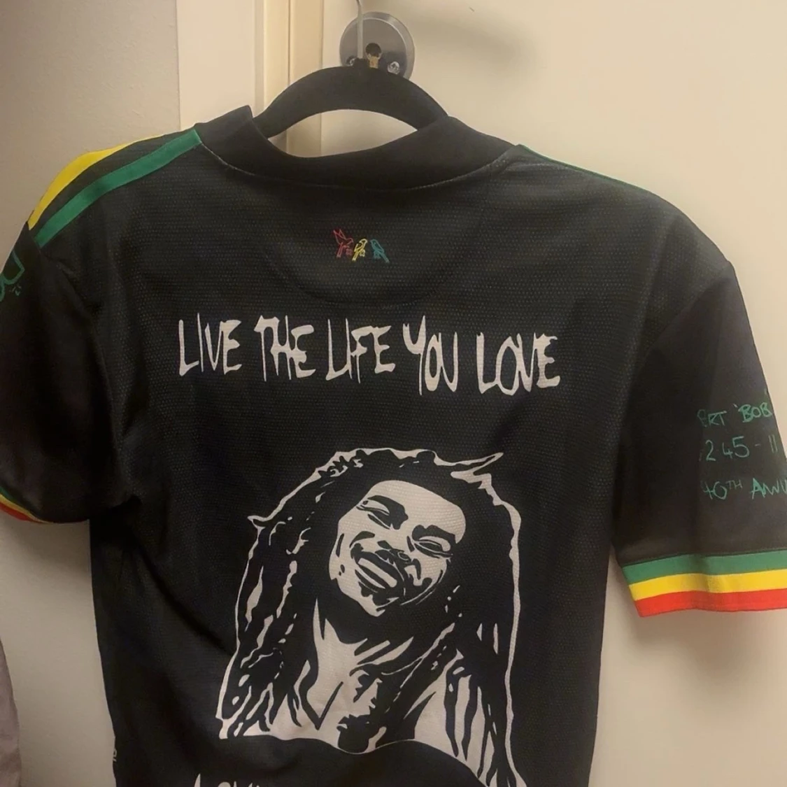 Ajax x Bob Marley Adidas fotbollströja S - 1