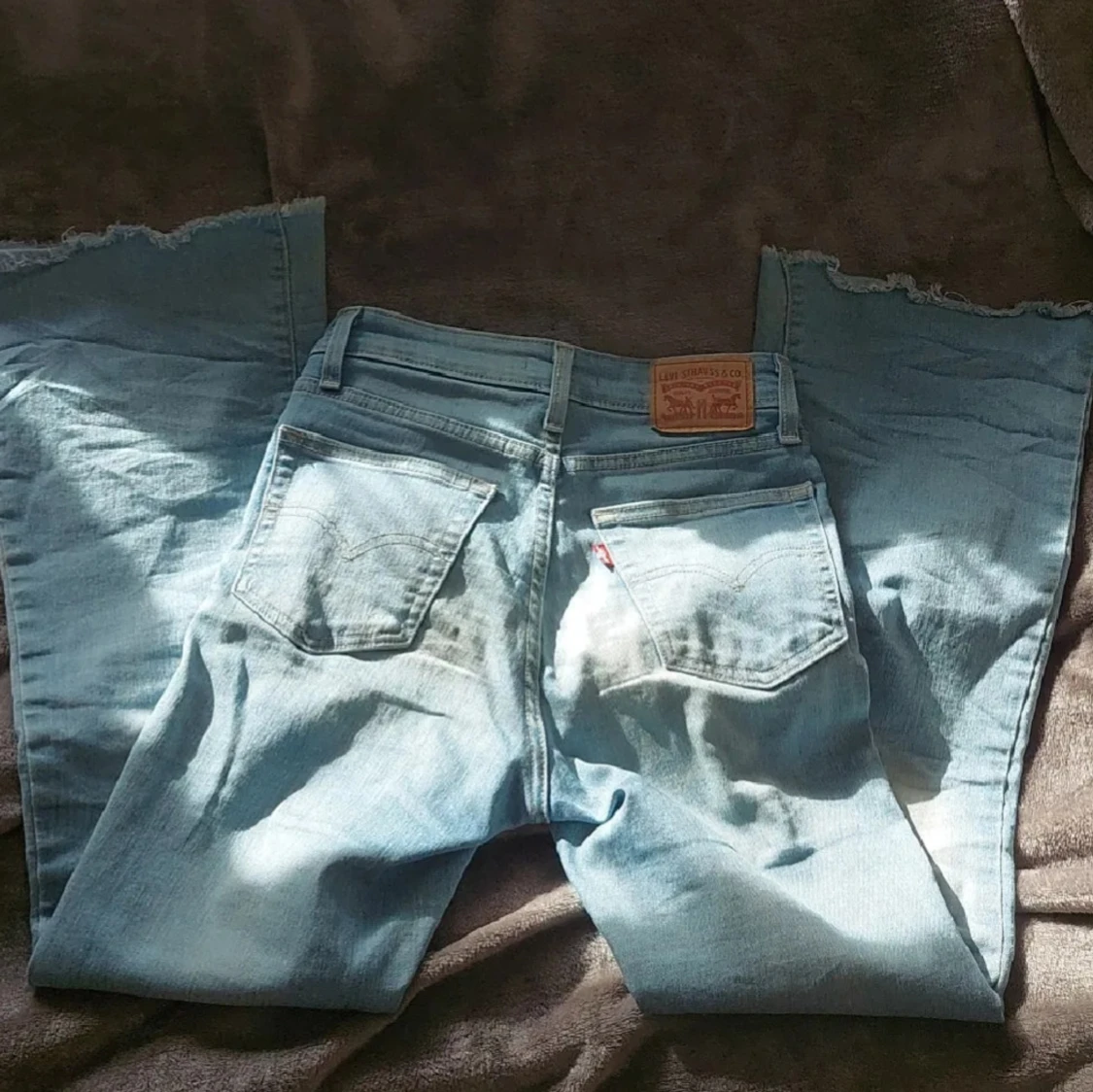 Levi's 726 Flare ljusblå jeans - 1