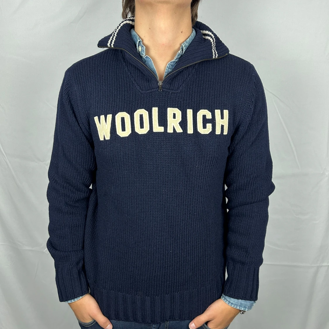 Woolrich Halfzip Cardigan