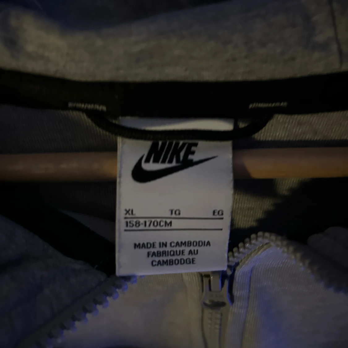 Grå Nike tech fleece - 2