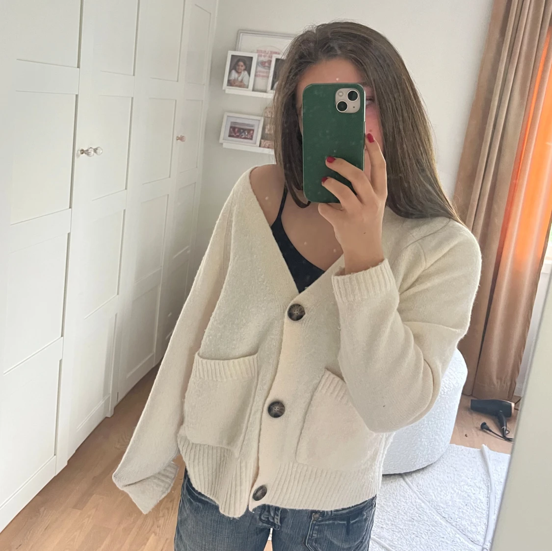 Krämvit kofta från Vero Moda - 1