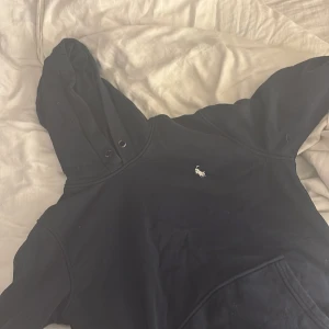 Svart hoodie från Polo Ralph Lauren - Svart hoodie från Polo Ralph Lauren med klassisk vit logga på bröster , är i storlek s men skulle mer säga att det är som en xs - s ❤️