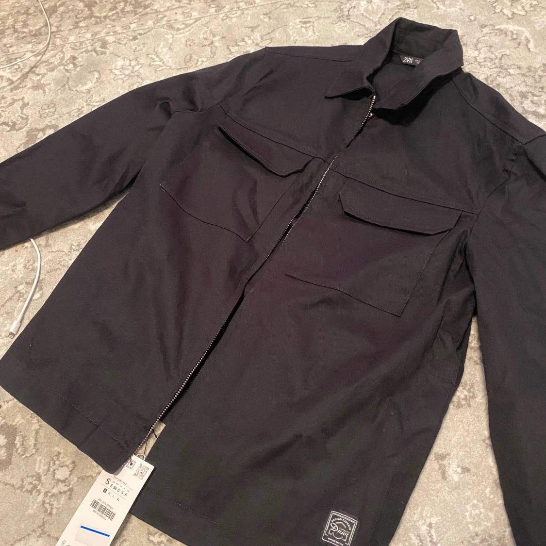 Svart overshirt från Zara - 2