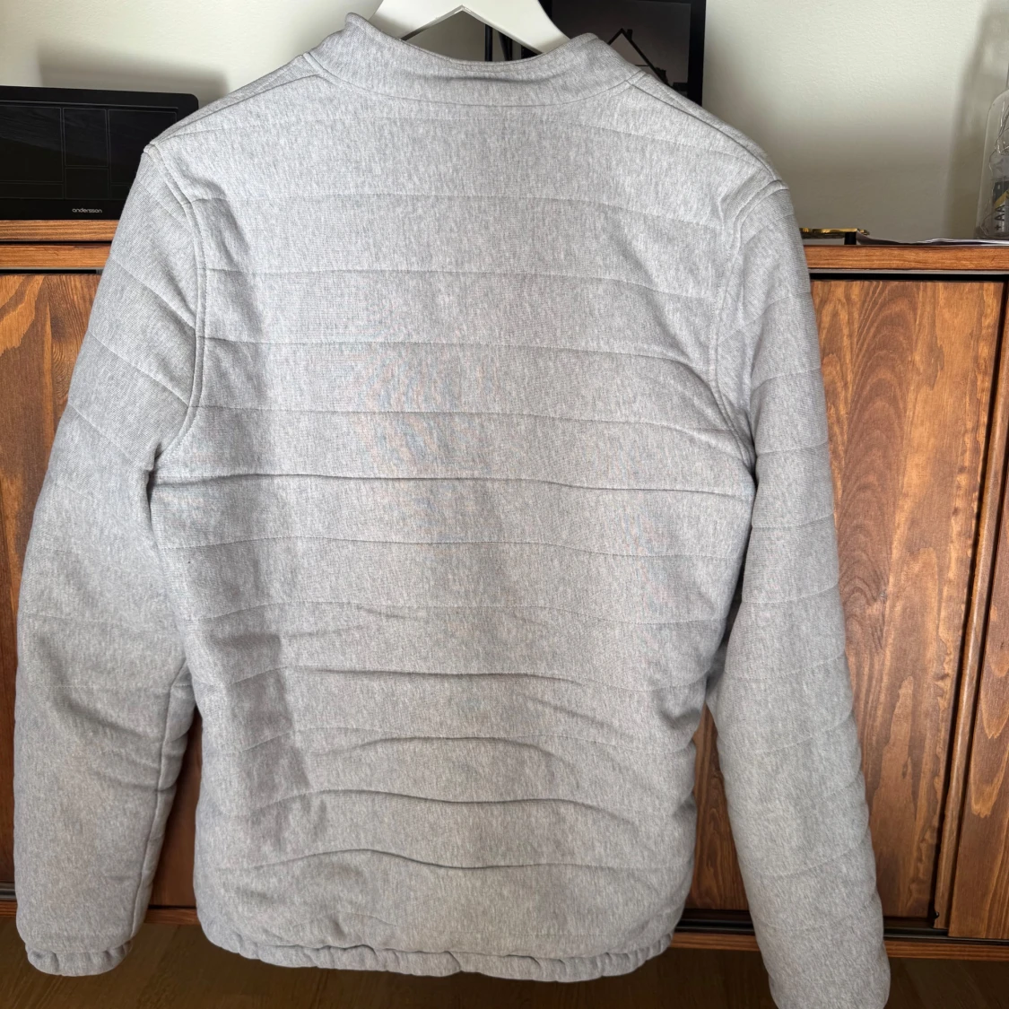 Ljusgrå quiltad jacka från Stenströms - 1