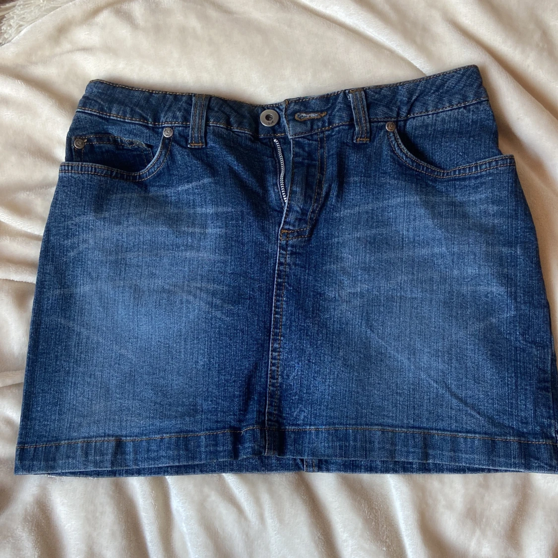 Jeans minikjol - 1