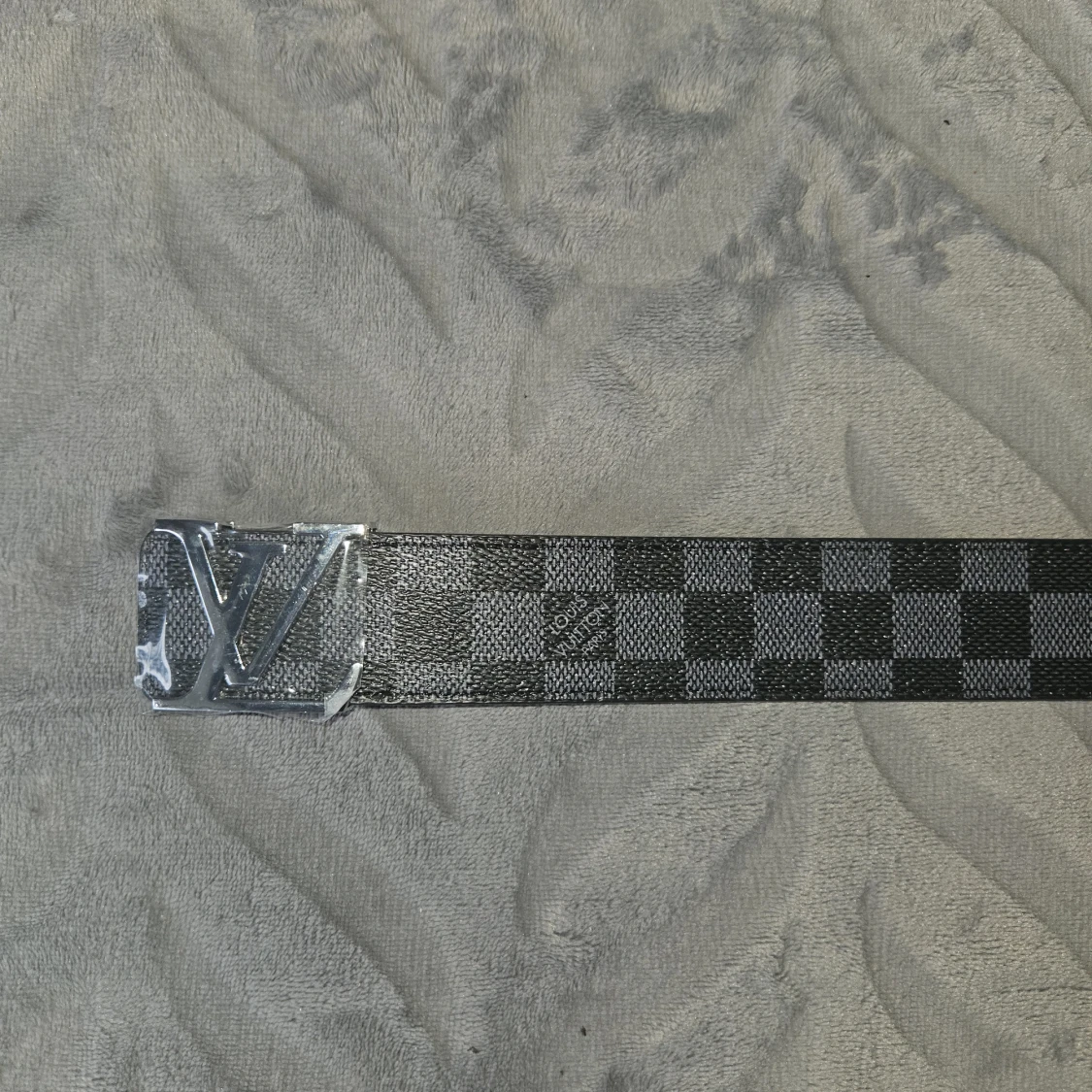 Svart lv bälte i silver - 1