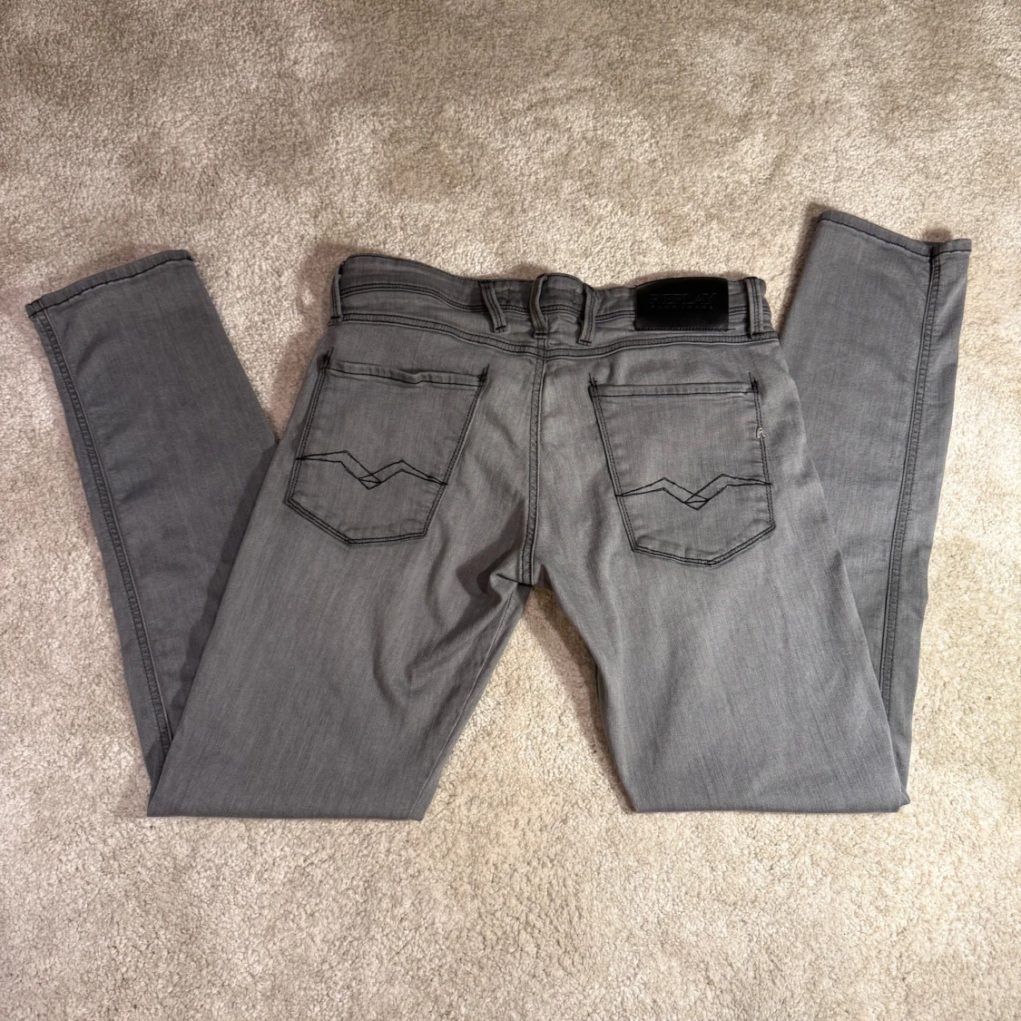 Grå Replay jeans slim fit - 1