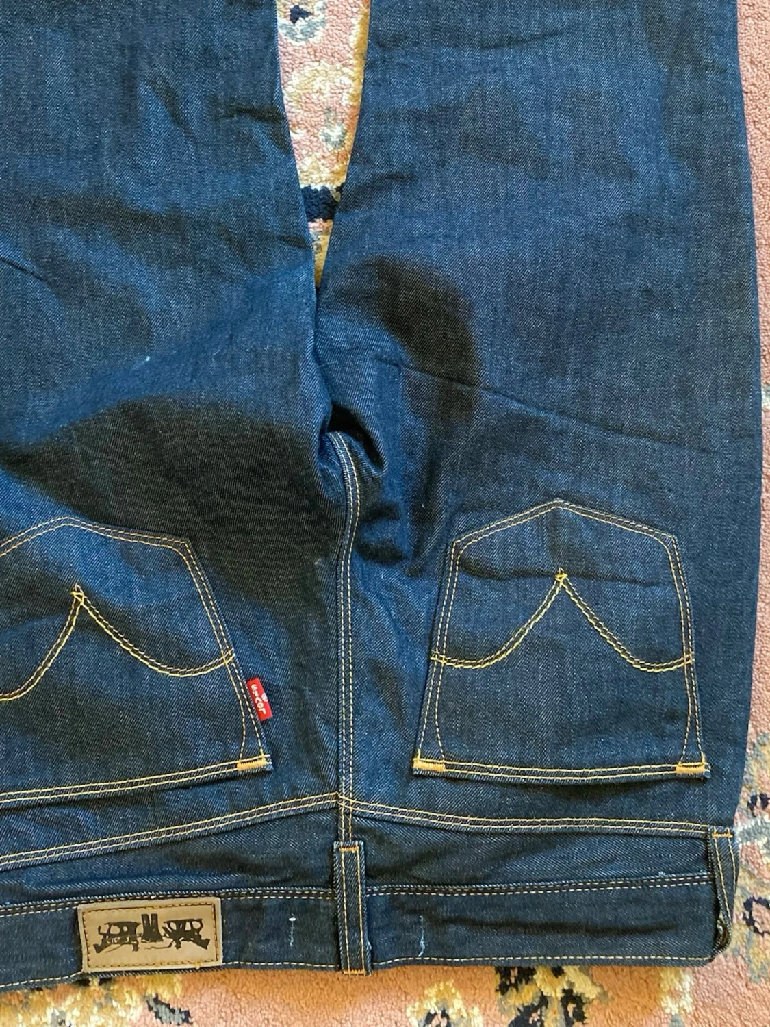 Levi's 572 Bootcut jeans mörkblå - 3