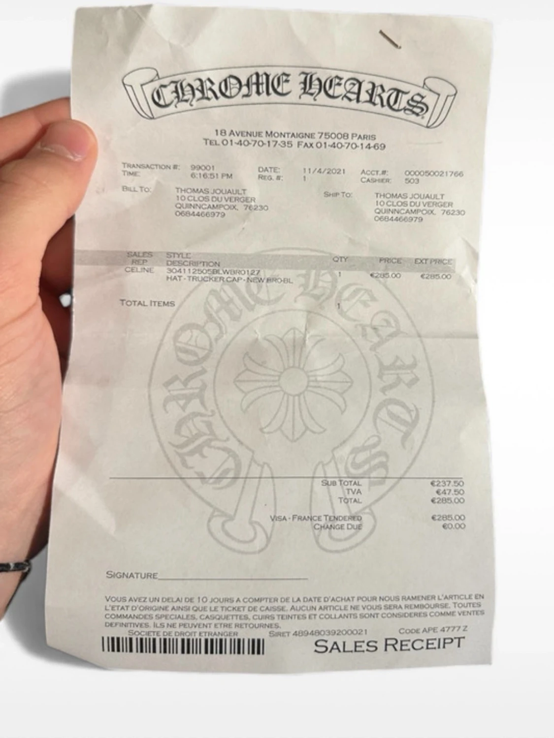 Chrome hearts Hollywood trucker hat - 6