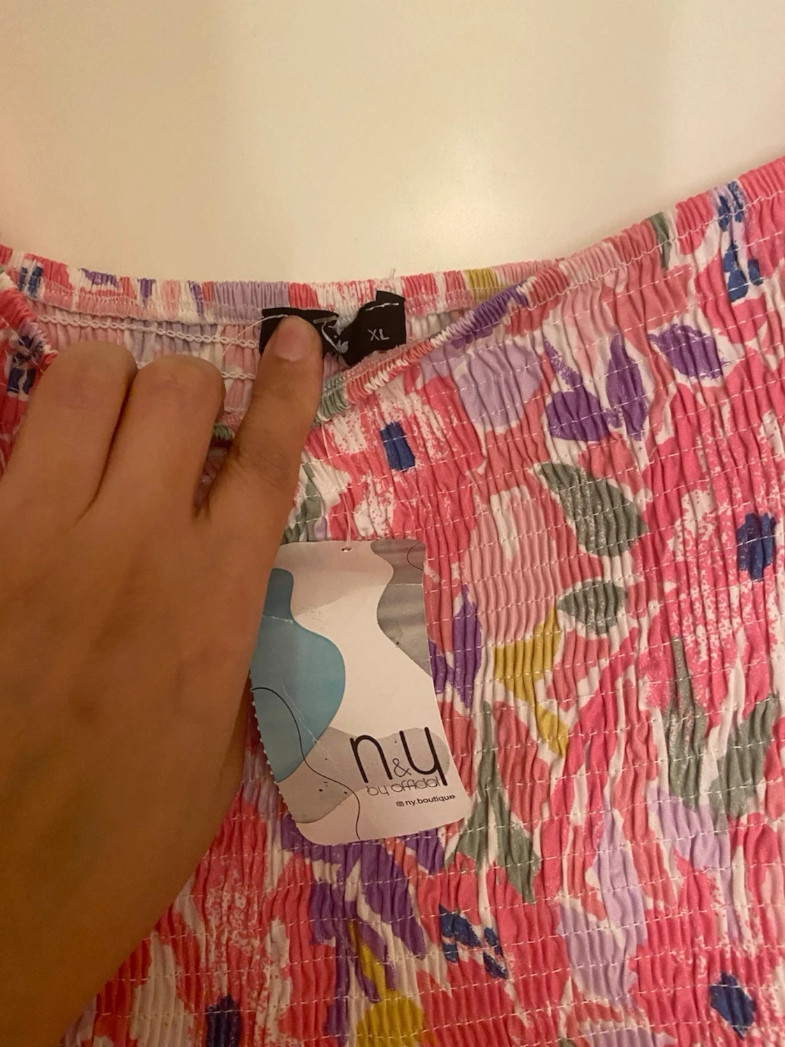 Blommig långklänning från n&u by Effdal - 1