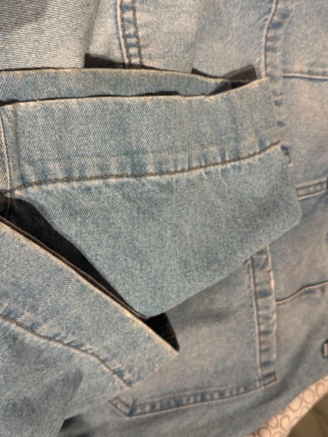 Lågmidjade baggy jeans  - 3