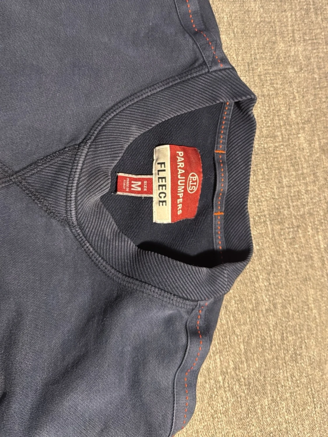 Mörkblå fleece tröja Parajumpers M - 1