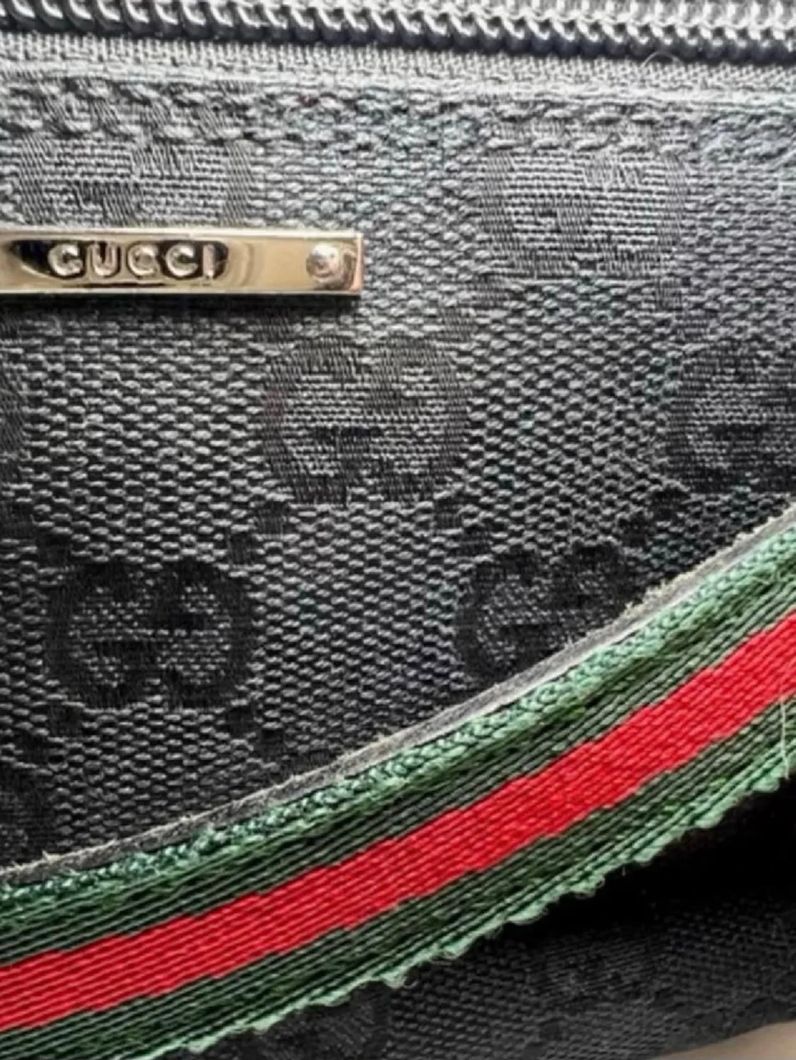 Äkta vintage Gucci boat väska