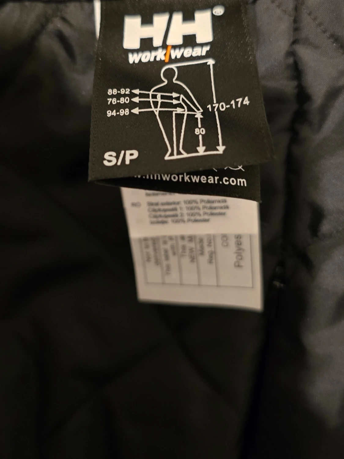 Svart vinterjacka Helly Hansen S - 3