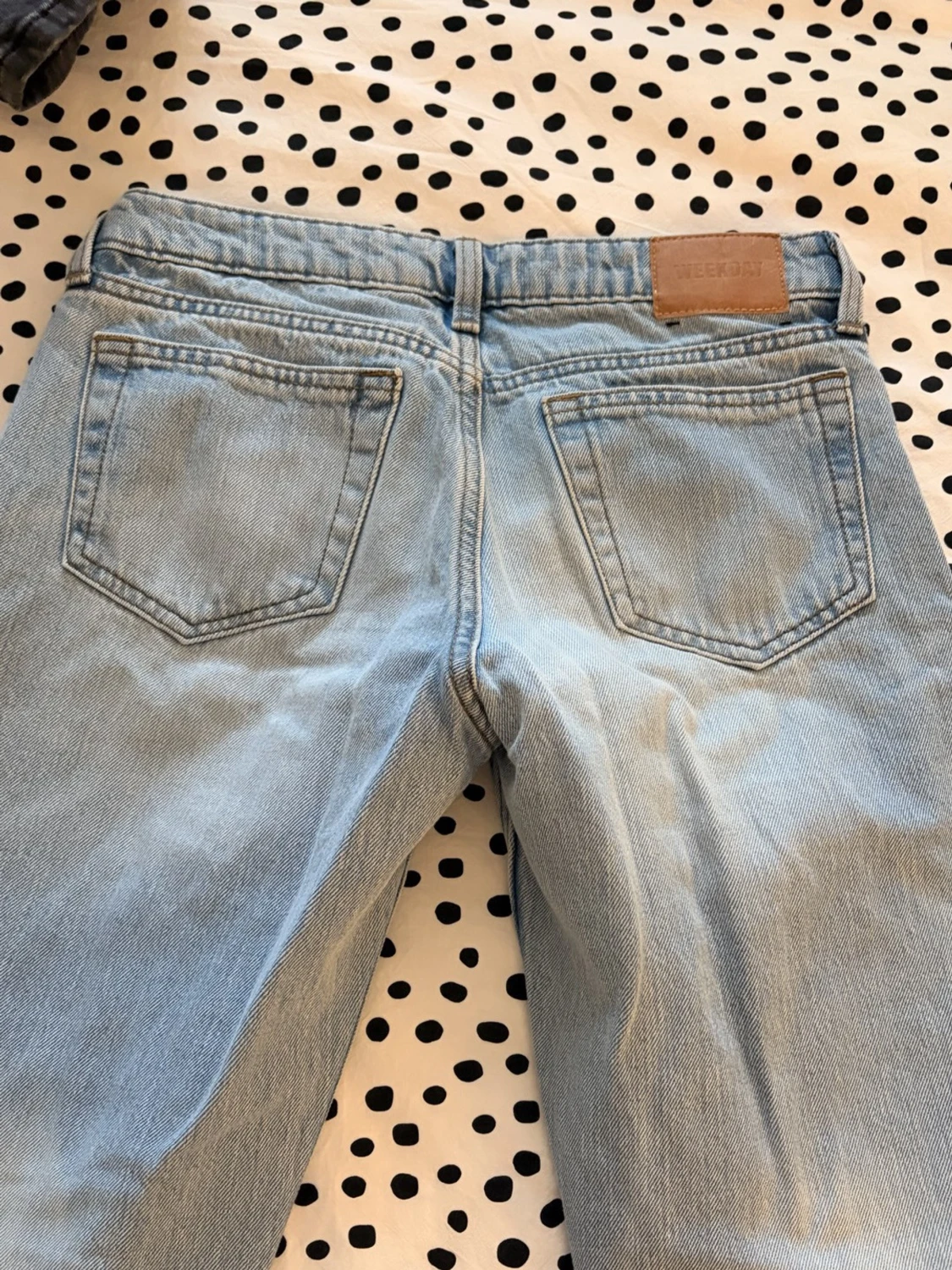 Ljusblå Weekday straight jeans - 3