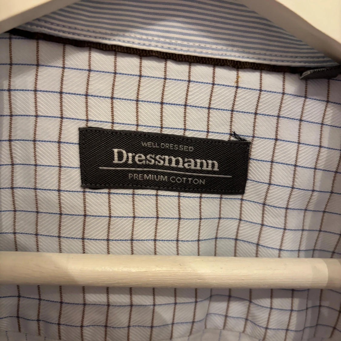 Rutig skjorta Dressmann M - 1