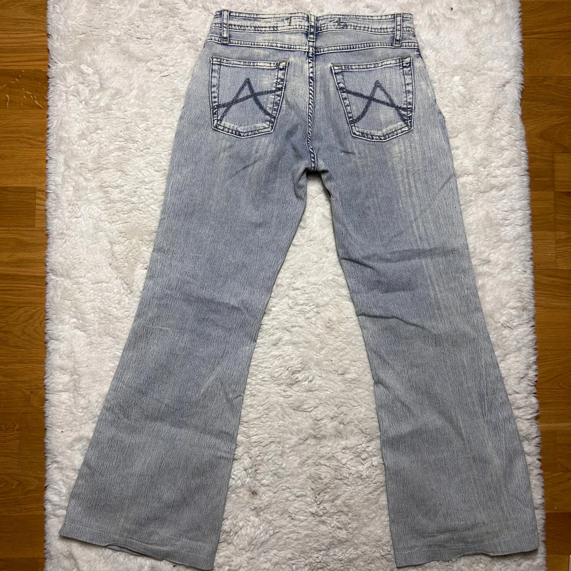 Lågmidjade bootcut jeans vintage  - 4