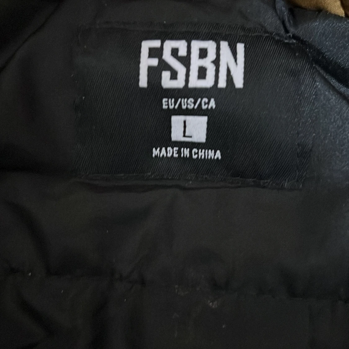 Svart och brun vindjacka FSBN L - 1