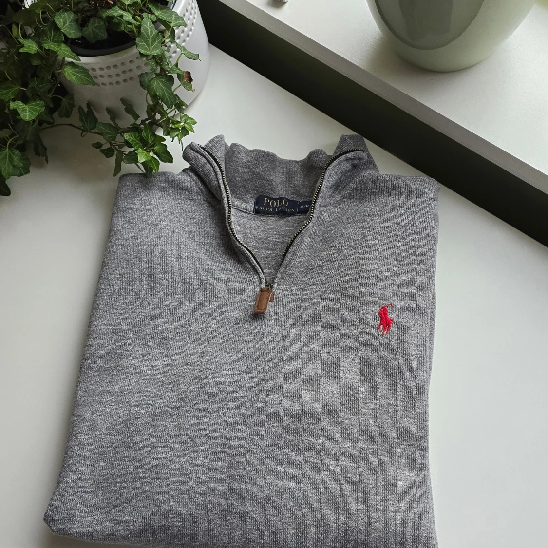 Ralph Laruen half zip tröja - 1