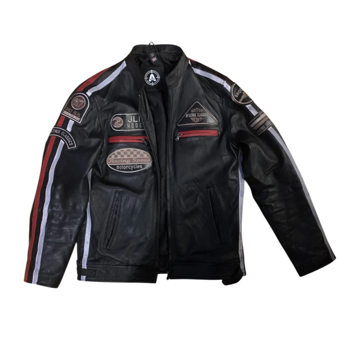 vintage läderjacka  - 1