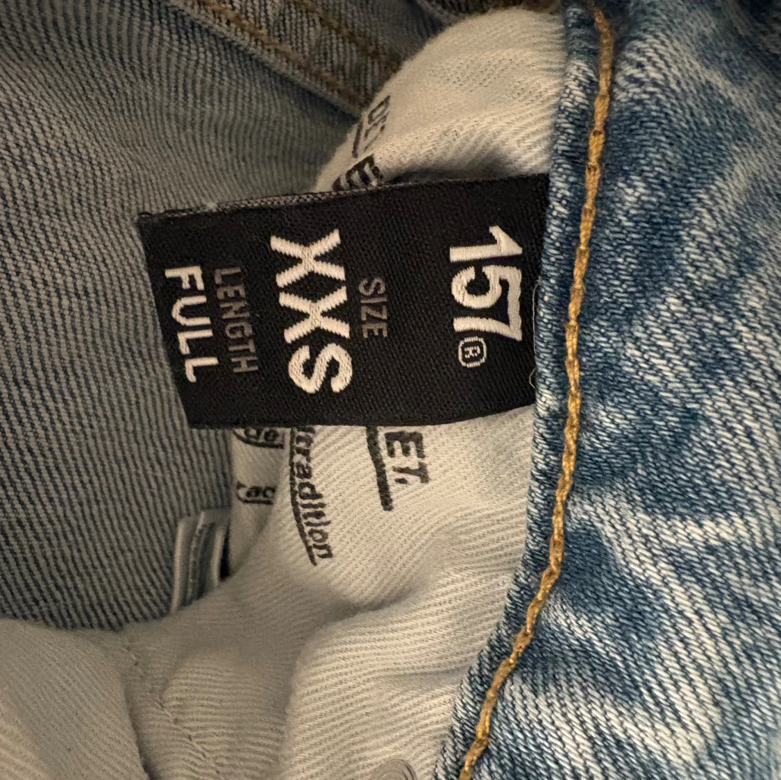 Ljusblå jeans från 157, XXS - 2