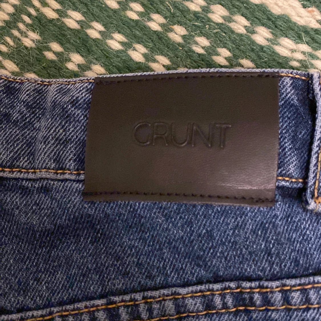 Mörkblå jeans från Grunt, Giant-modell - 4