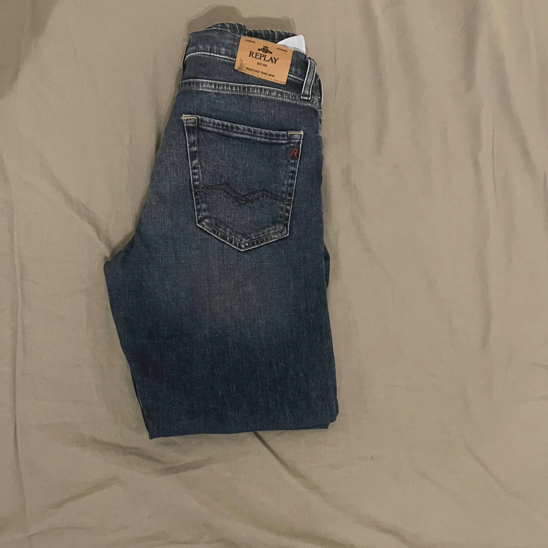 Replay Thad blå jeans straight fit