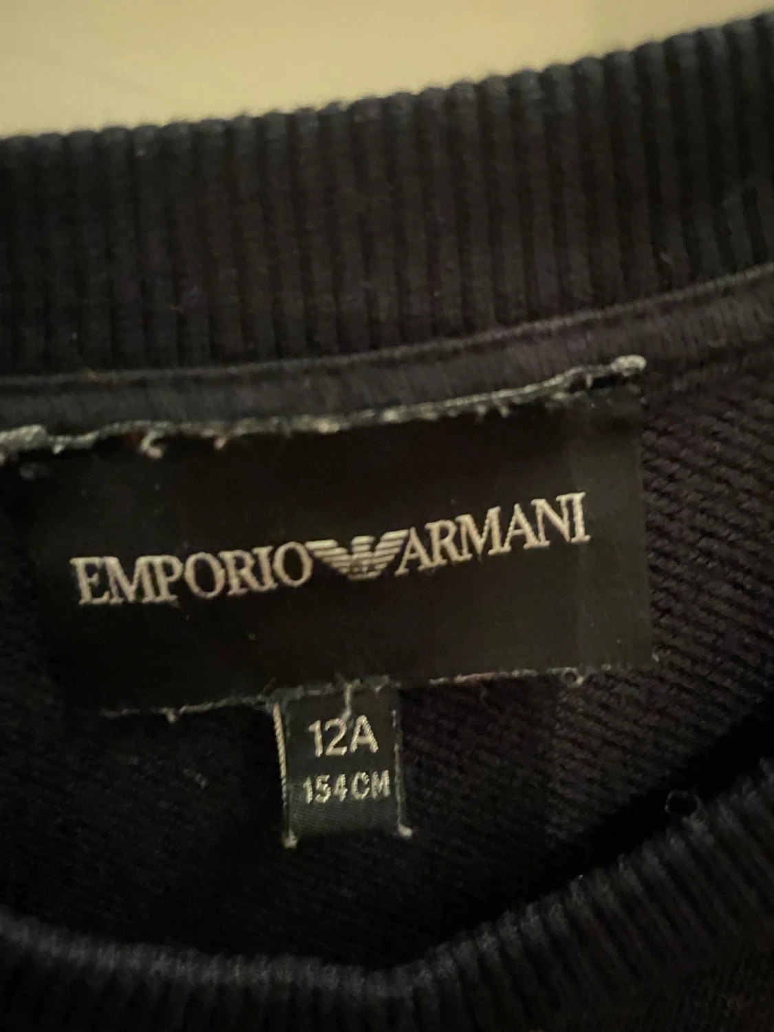 Svart sweatshirt från Emporio Armani - 2
