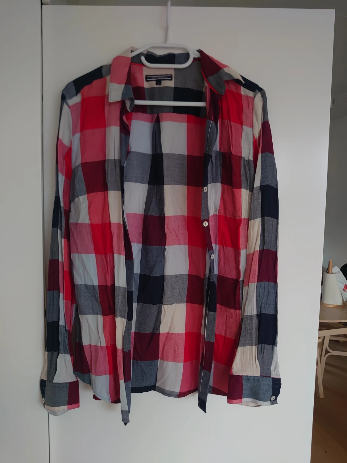 Rutig skjorta från Tommy Hilfiger, stl 38, dam - 2