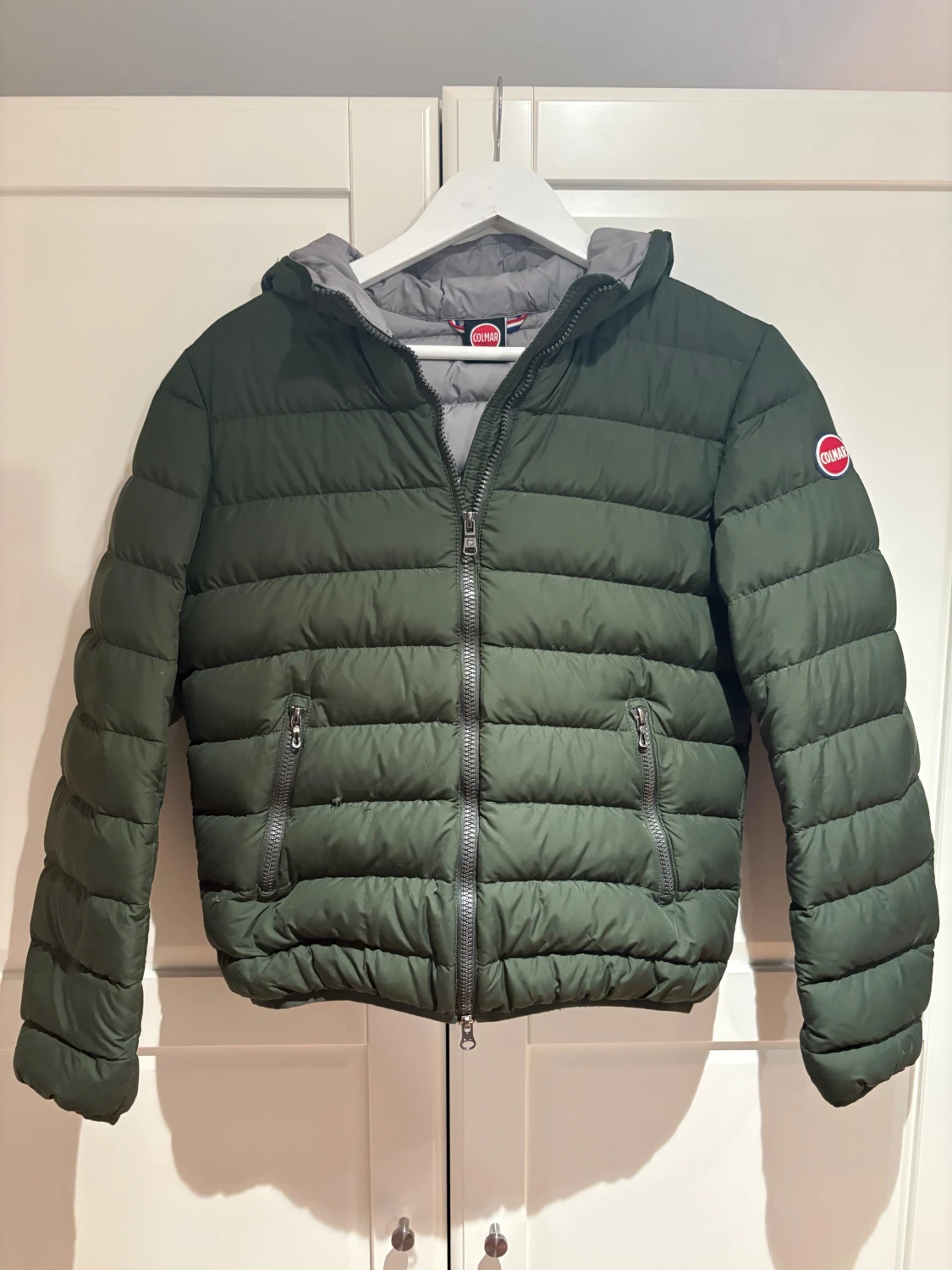 Grön pufferjacka från Colmar