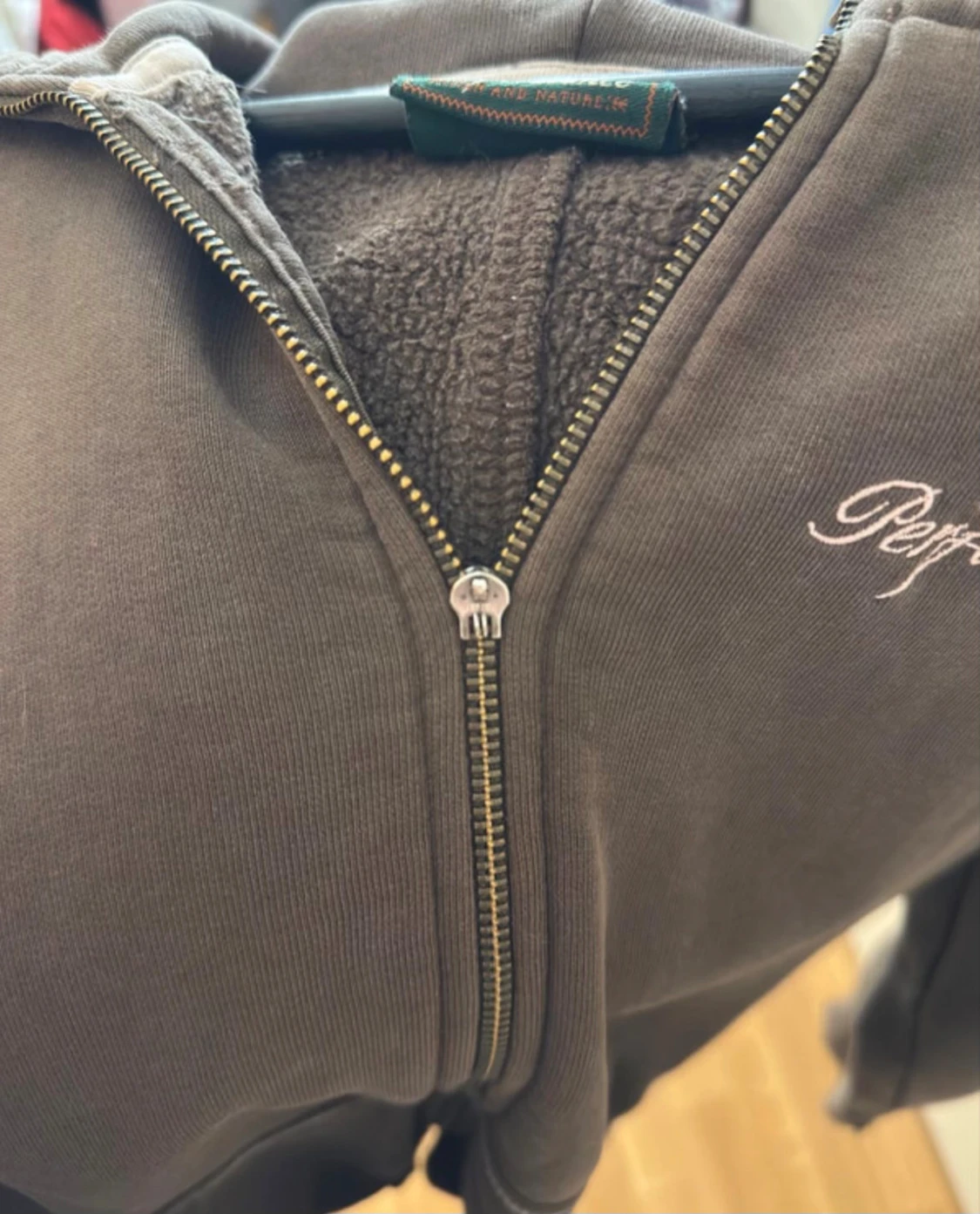 Brun Peak Performance hoodie med dragkedja - 4