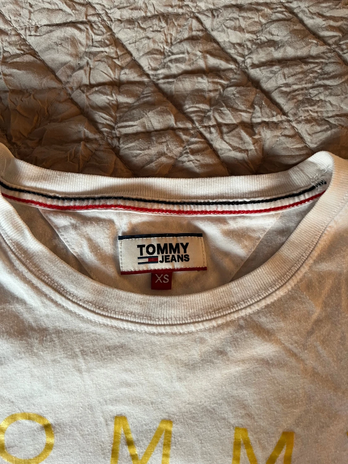 Vit t-shirt Tommy Jeans XS - 1