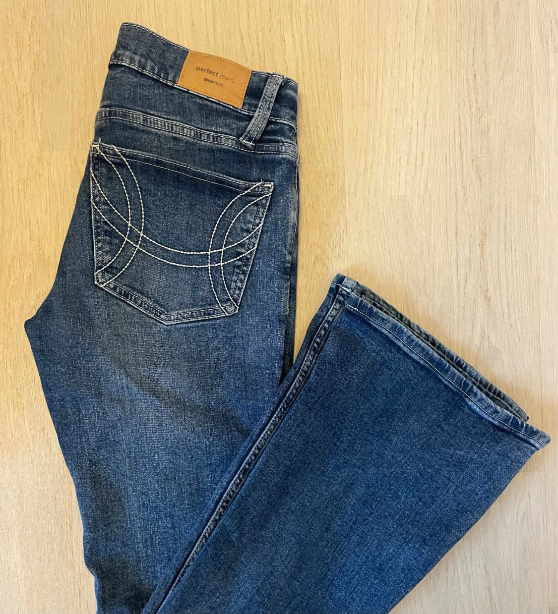 Lågmidjade jeans