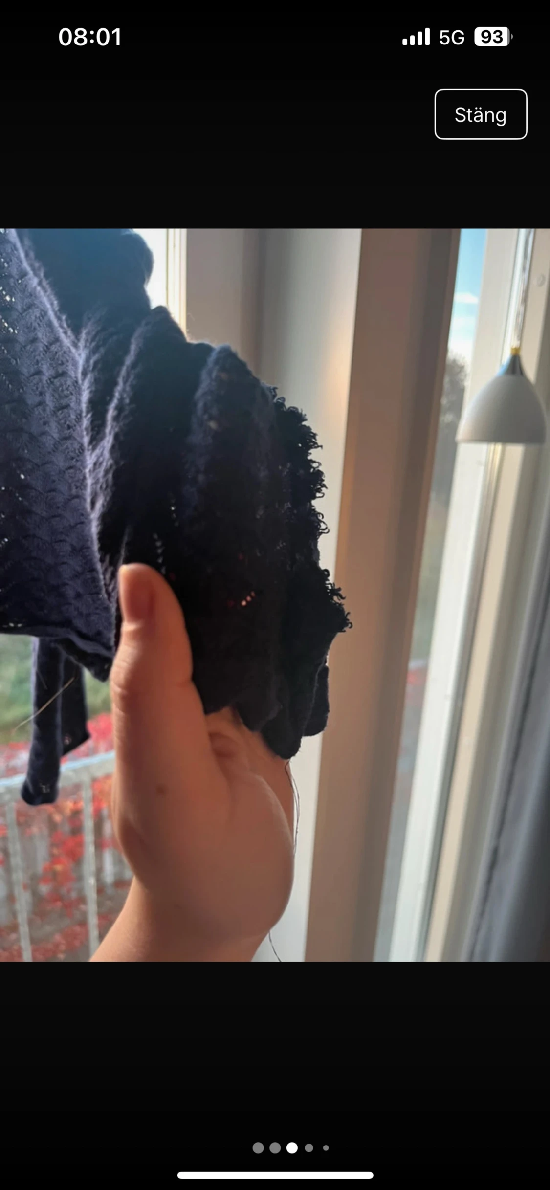 Mörkblå stickad topp från AWARE - 3