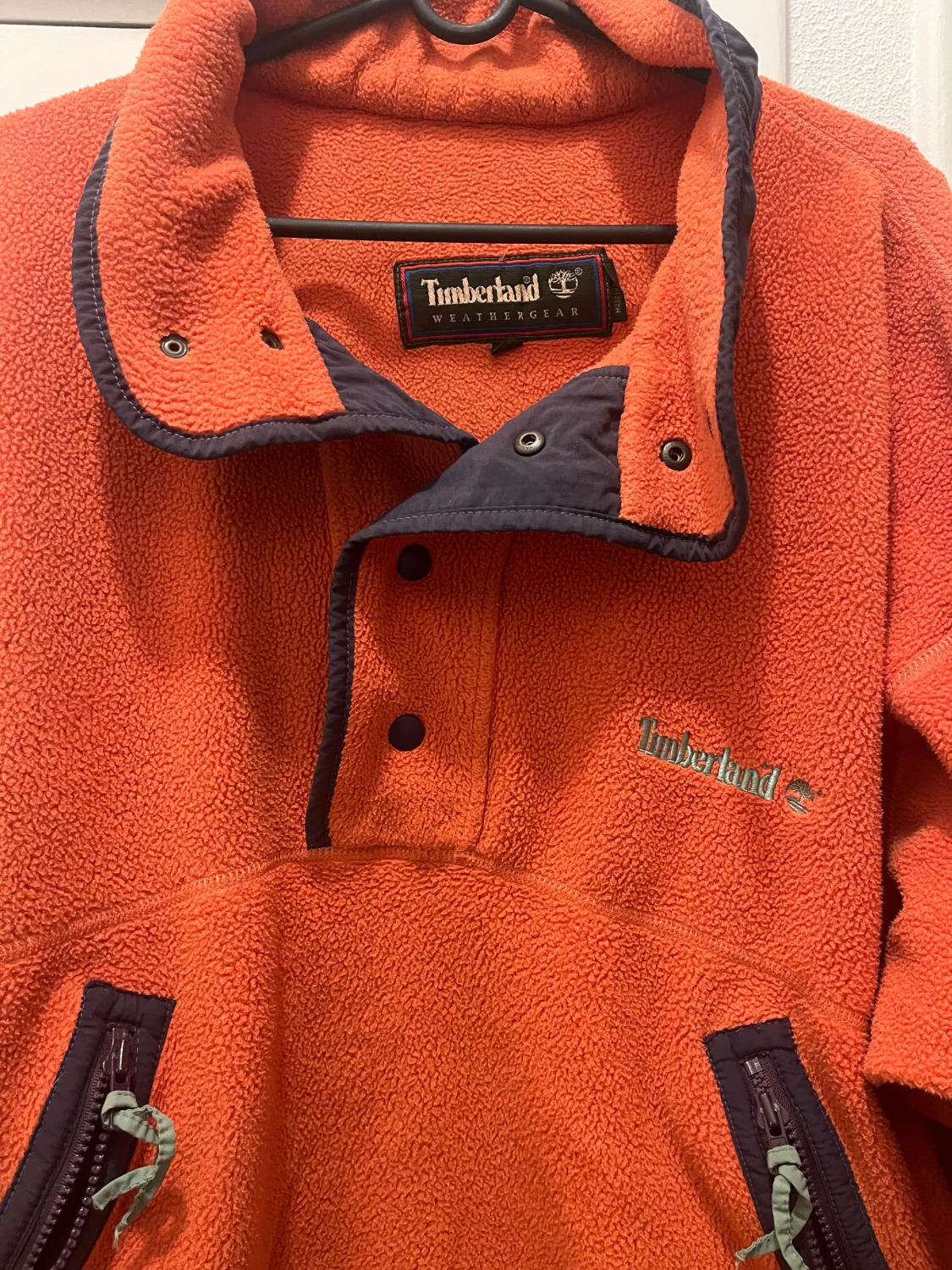 Orange fleecejacka Timberland XL - 1