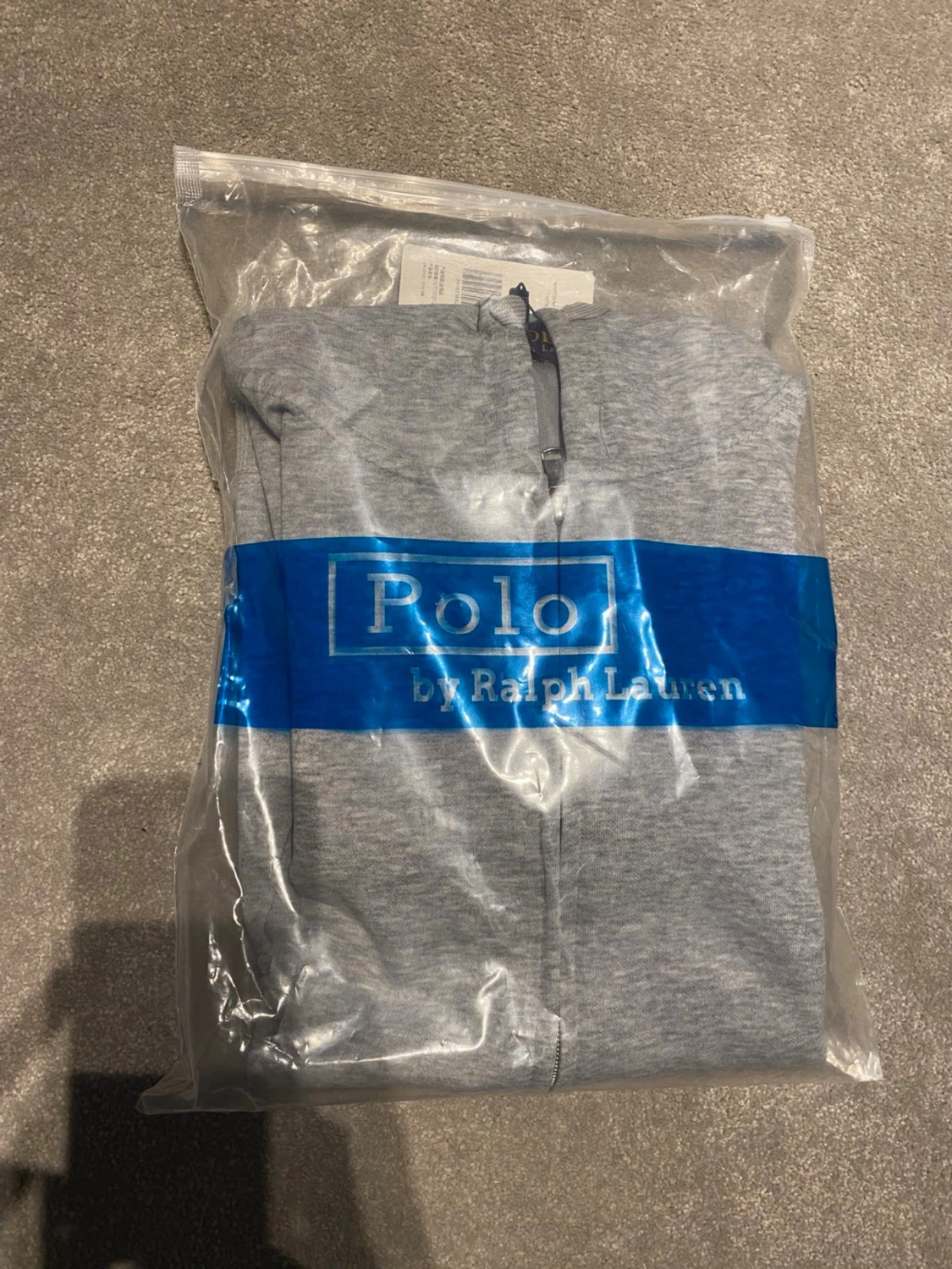 Grå hoodie från Polo Ralph Lauren