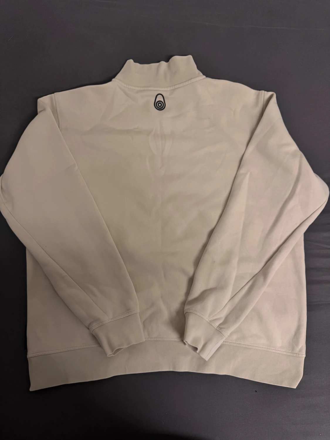 Beige Sail Racing half zip tröja - 1