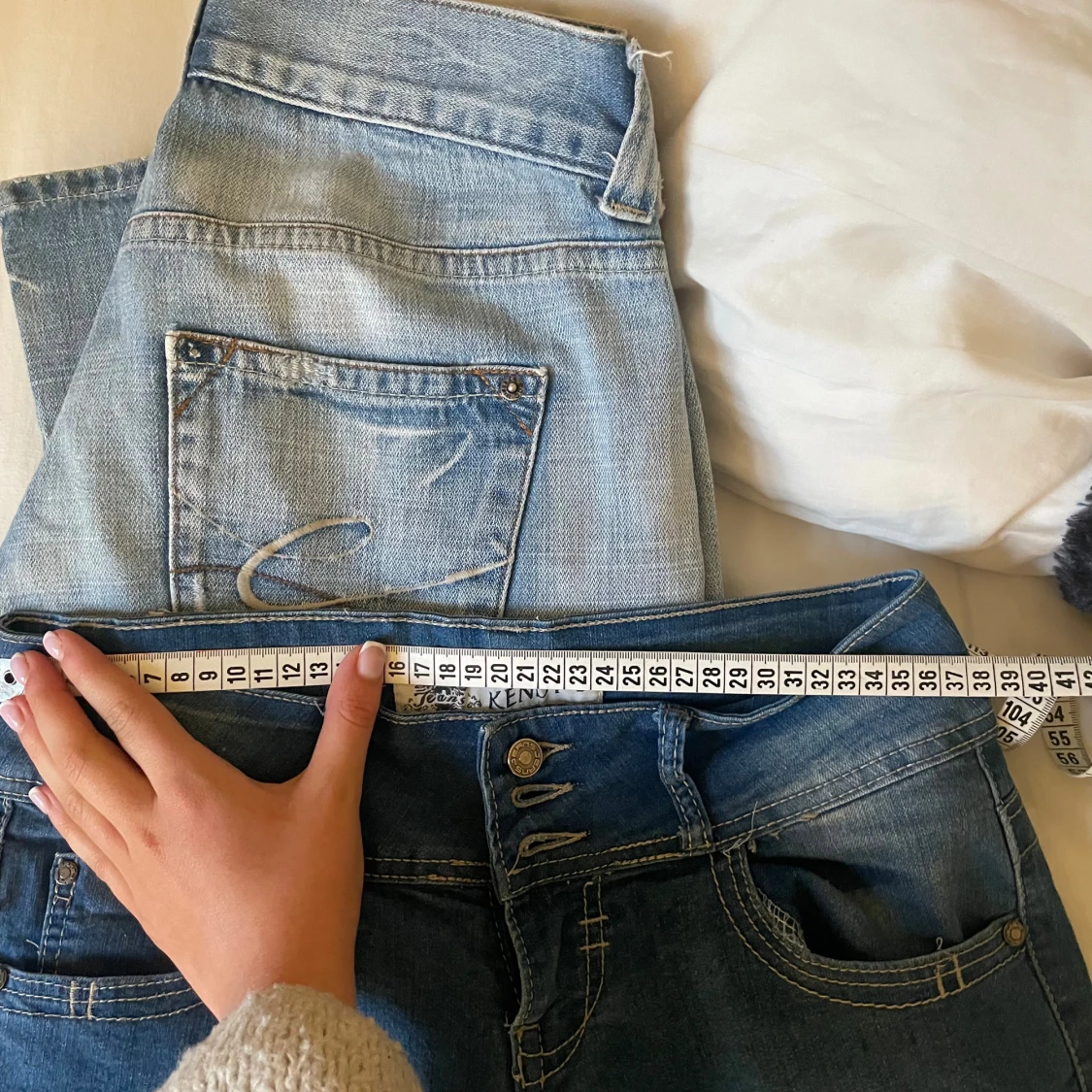 Jeans lowwaist utsvängda lågmidjade bootcut  - 3