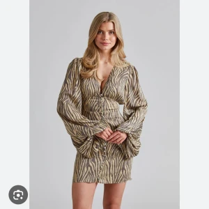 Adoore klänning  - Adoore klänning i zebra mönster. Helt oanvänd i sin förpackning! Storlek 38. Köpt innan utlandsresa men blev fel storlek och hann ej lämna tbx. Nypris 1500kr 