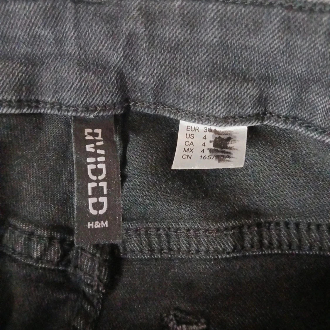 Svarta Lågmidjade Jeans - 3