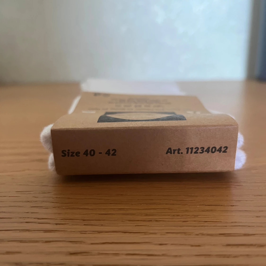 Vita Lidl-strumpor med logga strl 40-42 - 2