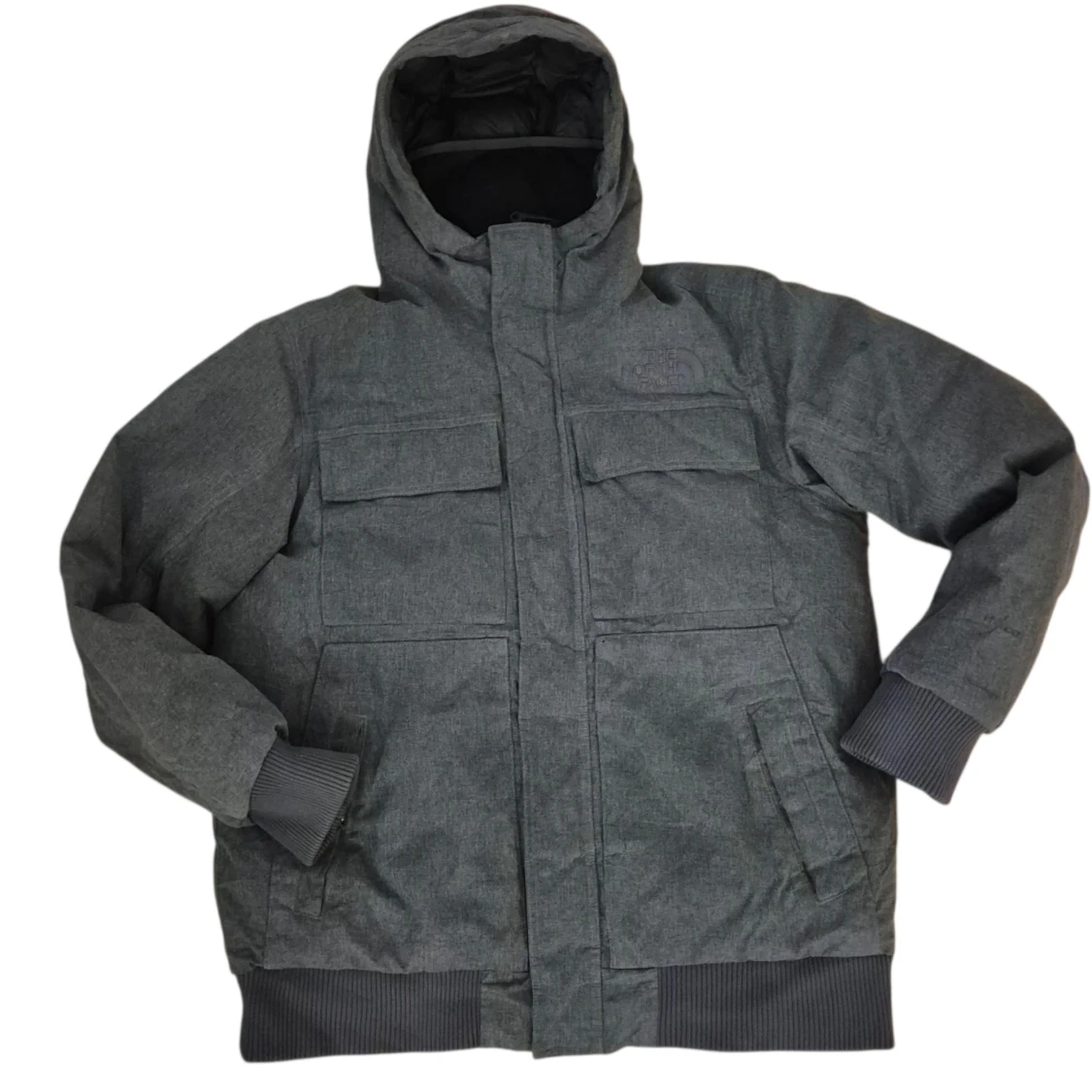 Grå dunjacka från The North Face