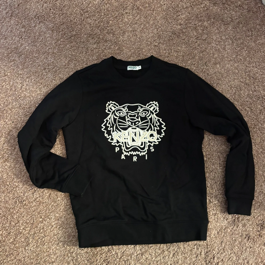 Svart Kenzo sweatshirt med tigertryck