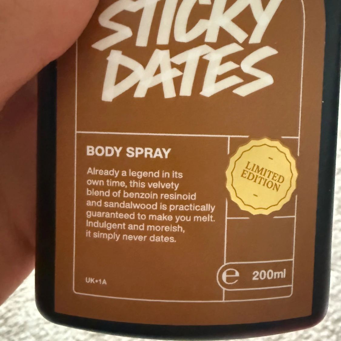 Sticky Dates Body Spray 200ml - 1