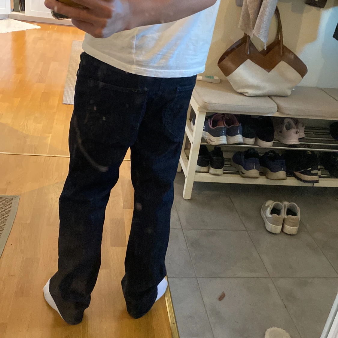 Mörkblå raka jeans från Lee - 1