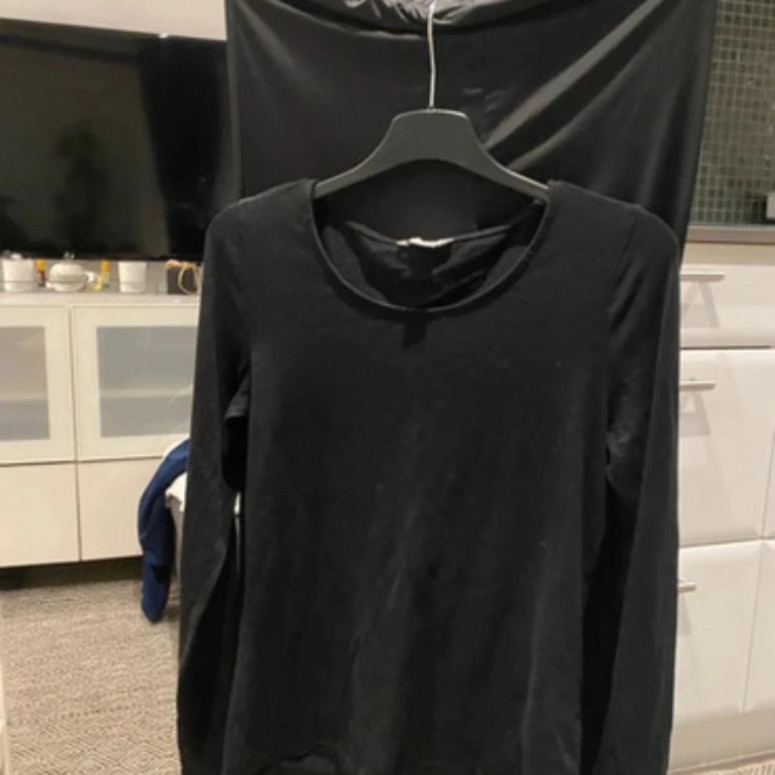 Svarta leggings i stretchigt material - 2