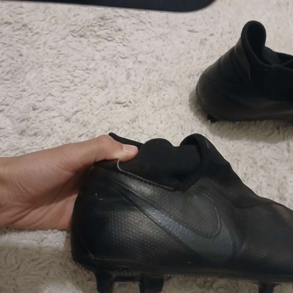 Svarta Nike fotbollsskor med dobbar - 3
