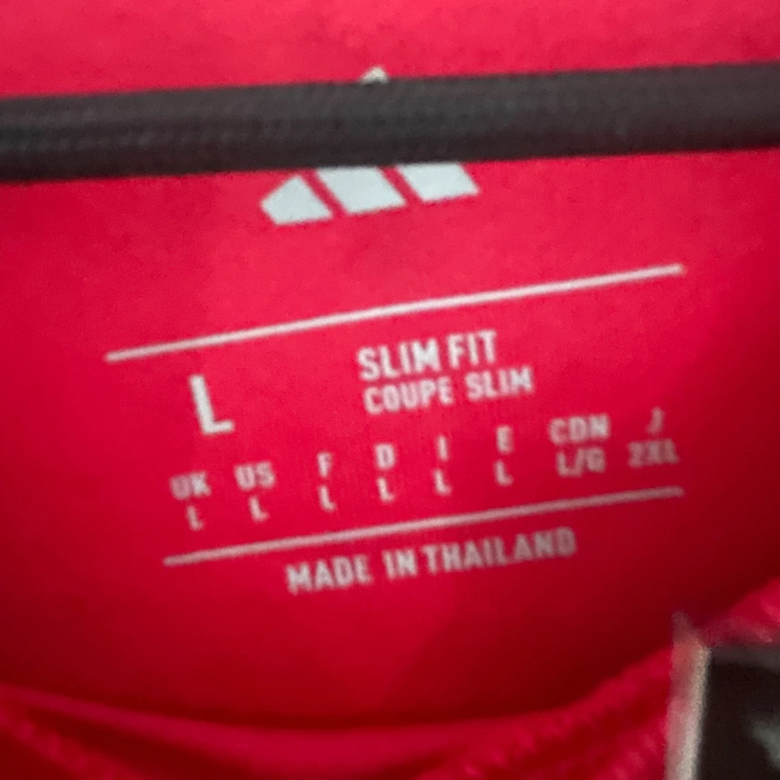 Liverpool röd fotbollströja Adidas L - 2